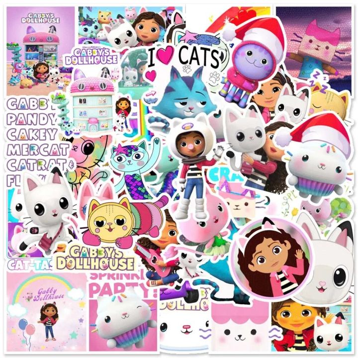 Gabbys%20Dollhouse%20Birthday%20Decoration%20Cats%20Balloon%20Disposable%20Tableware%20Backdrop%20For%20Girl%20Gabby%20Doll%20House%20Figures%20Party%20Supplies%20-%20Image%205