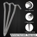 Tent Pegs 8 PCS 18cm Metal Heavy Duty Tent Hooks Aluminum Alloy Rust Free Camping Tent Ground Pegs. 
