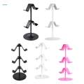 Game Controller Holder Stable Base Headset Hanger for Gaming Headset 3 Tier Black. 