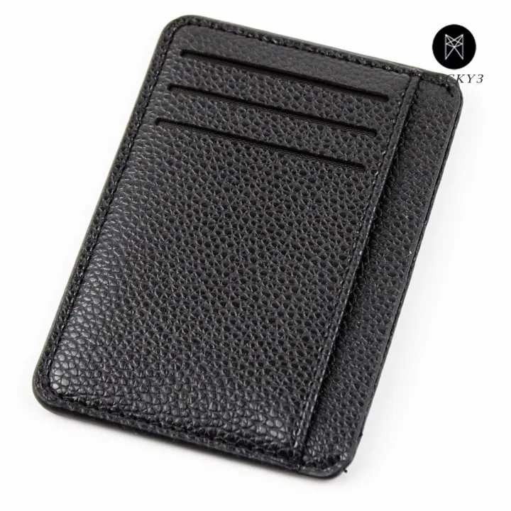 Men's%20Business%20Card%20Holder%20Credit%20Card%20Holder%20PU%20Leather%206%20Card%20Slots%20Ultra-Thin%20Litchi%20Pattern%20Mini%20Wallet%20Fashion%20Coin%20Pocket%20Big%20Capacity%20Clutch%20Bag%20Storage%20Bag%20Soft%20Durable%20For%20Coin%20Money%20Cards%20-%20Image%206