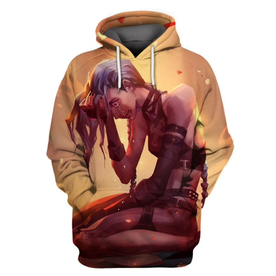 MANYOU Anime Arcane League of Legends 3D Hoodie Men Fashion Coat - Main Image