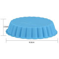 Silicone Tart Molds Mini Quiche Molds Non-Stick Round Fluted Flan Pan With Loose Bases Cake Mold Cake Tools. 
