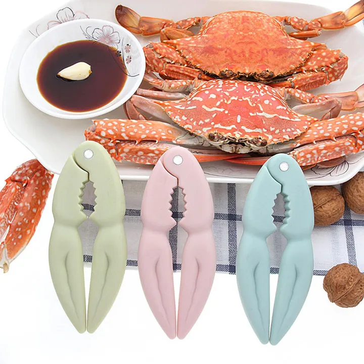 Crab Leg Crackers Tool Portable Seafood Shell Opener Set for Easy Eating 4pcs Crab Cracker Tool for Lobster Crab Seafood Cracker