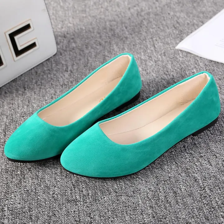 %E3%80%90ALLGOOD%E3%80%91Women%20Girls%20Solid%20Big%20Size%20Slip%20On%20Flat%20Shallow%20Comfort%20Casual%20Single%20Shoes%20Running%20shoes%20-%20Image%203