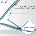 Monja Stainless Steel Professional Toe Nail Clipper Toenails Trimmer&Edge Cutter For Ingrown Thick Toenails Pedicure Tools. 