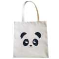 Panda Tote Bag: Fashionable Handbag for Lady Students. 