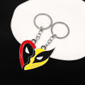 Movie Deadpool and Wolverine Best Bubs Keychain Set Split Heart Matching Pendant Key Chain for Women Men Cosplay Jewelry Gift. 