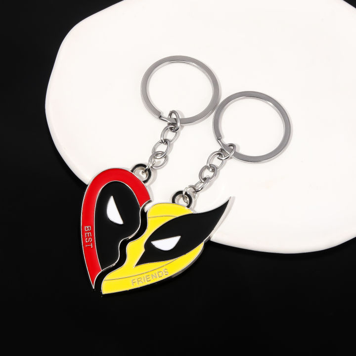 Movie%20Deadpool%20and%20Wolverine%20Best%20Bubs%20Keychain%20Set%20Split%20Heart%20Matching%20Pendant%20Key%20Chain%20for%20Women%20Men%20Cosplay%20Jewelry%20Gift%20-%20Image%202