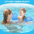 Swimming Arm Float Rings Swim Arm Bands Inflatable Arm Floaties, Thickened PVC Swimming Armbands, Swimming Rings Tube Armlets Roll Up Armbands Swim Floater Sleeves for Kids and Adults. 