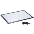 A2 LED Light Box Drawing Tracing Tracer Copy Board Table Pad Panel Copyboard with Memory Function Stepless Brightness Controls. 