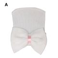 【hot】 Newborn Hospital Hat Baby Hats Nursery Beanie Cap With Bow Cute Stripe Infant Hat Soft Turban Hats For Baby Girls. 