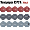 【Folio & Light】6/5/4/3inch Sanding Disc Hook And Loop Sandpaper Abrasive Buffing Polishing Wheel Set 800/1200/2000/300/5000 Grit Polish Tools. 