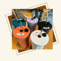 5 Colors Coffee Cup Sleek 201 Stainless Steel 304 Stainless Steel Vacuum Cup Large Capacity Insulation Cup for Outdoor. 