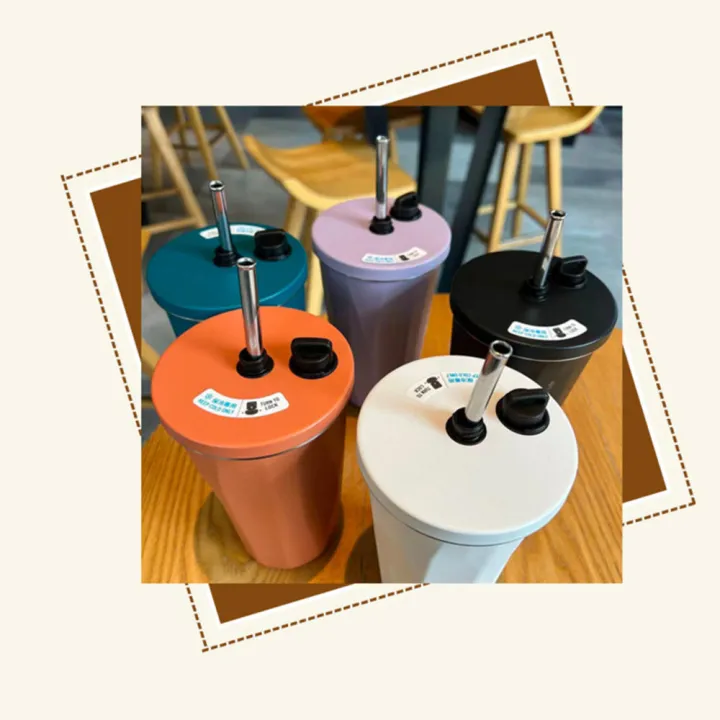 5%20Colors%20Coffee%20Cup%20Sleek%20201%20Stainless%20Steel%20304%20Stainless%20Steel%20Vacuum%20Cup%20Large%20Capacity%20Insulation%20Cup%20for%20Outdoor%20-%20Image%202