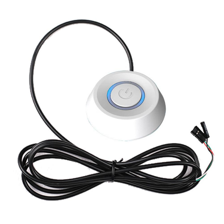 Computer Start Switch 1.8m Computer Desktop Switch PC Motherboard External Start Power On/Off ...
