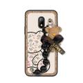 Waterproof Bear bracelet Phone Case For Itel A16/A16 Plus Back Cover protective case Skin-friendly feel silicone Cartoon. 