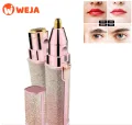 Weja 2 in 1 Electric Eyebrow Trimmer and Shaver, Rechargeable Hair Remover for All Body Parts Use in Pen Size MT096. 