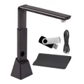 Portable Adjustable High Speed USB Book Image Document Camera Scanner 8 Mega-pixel HD High-Definition Max. A3 Scanning Size with OCR Function LED Light for Classroom Office Library Bank. 