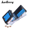 Baellerry Men's Wallet Pu Leather Anti-theft Wallet 3 Fold 15 Cards RFID Short Purse Wallets for Men Fashionable Business. 