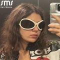 Y2k Oversized Punk Sunglasses New Women Men Trends Goggle Sun Glasses Lady Luxury Brand Designer Eyewear UV400 Shades Eyeglasses. 
