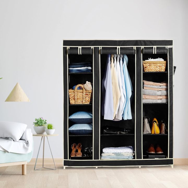 3%20Door%20Storage%20Wardrobe%20Foldable%20and%20Movable%20Cloth/Fabric%20Wardrobe%20with%20Zip%20Up%20Collapsible%20Cupboard%20(TLS)%20-%20Image%202