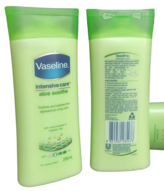 VASELINE%20Intensive%20Care%20Aloe%20Soothe%20Dry%20Skin%20vial%20Body%20Lotion%20200ml%20-%20Image%203
