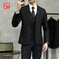 Official Men's Business Suit Full Set Business Working Work Clothes Formal Wear Wedding Bridesmaid Dress Suit Men. 