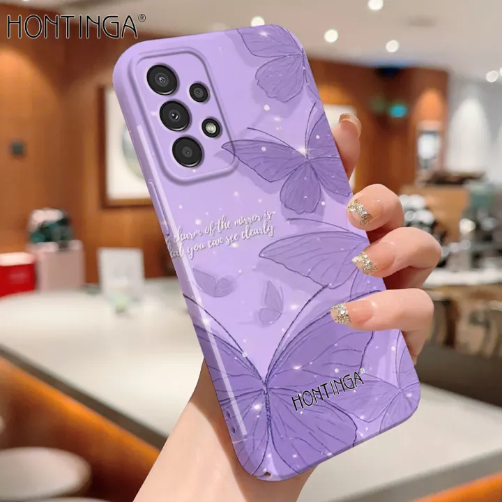 Hontinga%20for%20Samsung%20Galaxy%20A13%204G%20Back%20Cover%20Colorful%20Butterflies%20All-inclusive%20Film%20Hard%20Phone%20Case%20Camera%20Protection%20Mobile%20Cover%20-%20Image%202