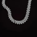 Fashion Full Rhinestone Choker Necklaces for Women Geometric Crystal Necklaces Weddings Jewelry Party Gifts. 