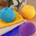 4pcs X50g Acrylic Cotton Yarn for Knitting Yarn T-shirt Yarn Hilos Para Tejer A Ganchillo Crochet. 