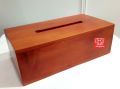 Wooden Tissue box, Rectangular Paper Cover Case Napkin Vintage Holder. 