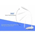 LED Rechargeable Table Lamp | 3 Step Touch Bed Lamp LED | Desk Study Table Light Lamp. 