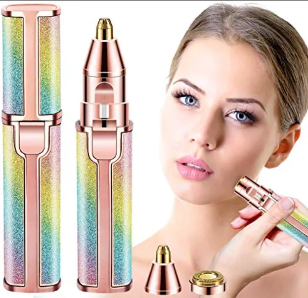 Painless Facial Hair Remover, Rechargeable 2-in-1 Kit for Women - Smooth and Silky Skin Every Time , CF-001B