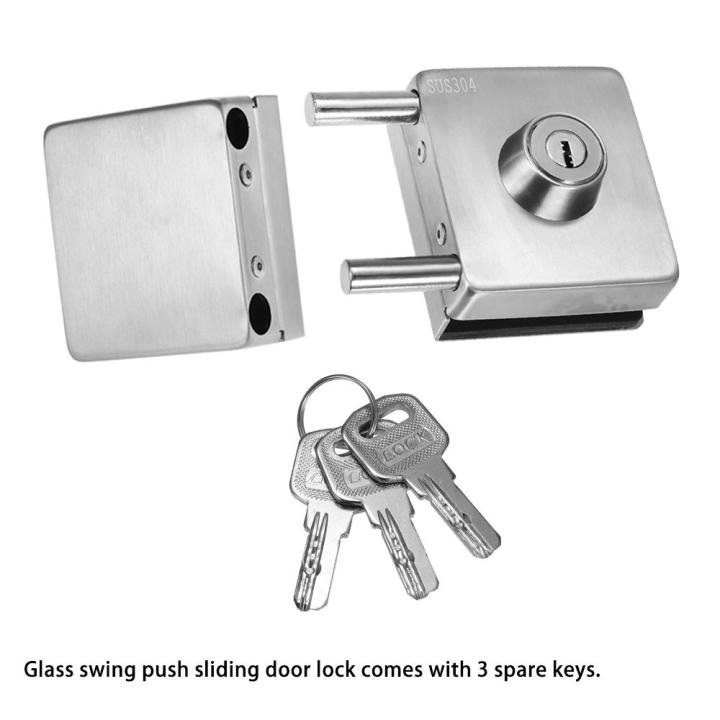KOGEEK%20Entry%20Gate%2010-12mm%20Glass%20Swing%20Push%20Sliding%20Door%20Lock%20with%203%20Keys%20-%20Image%205