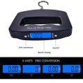 50kg/110lb Luggage Scale Electronic Digital Scale Portable Handheld Travel Suitcase Bag Hanging Scale Weight Balance Scale. 