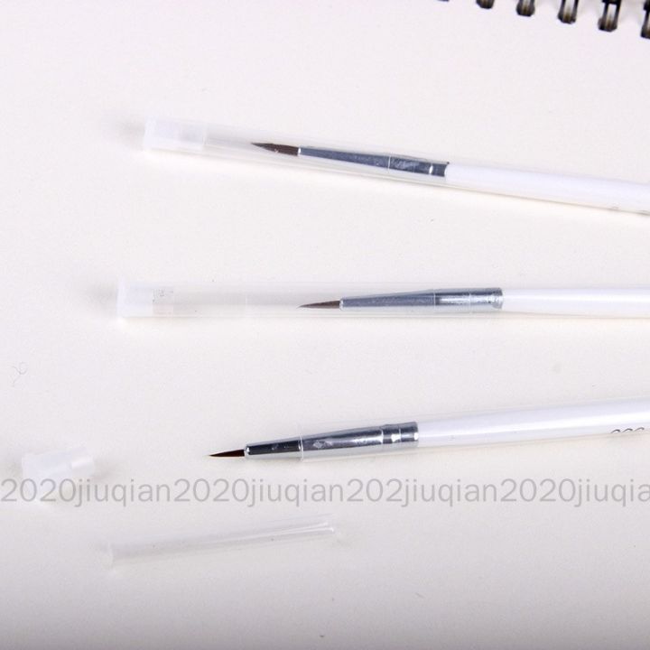 6%20Pcs/%201%20Pce%20Line%20Drawing%20Fineliner%20Brush%20Set%20Nylon%20Hair%20Wooden%20Handle%20Multifunctional%20Water%20Color/gouache/Claborate-Style%20Painting%20Brush%20Artist's%20Artist%20Brush%20Supplies%20-%20Image%204