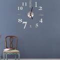 Stick On Wall Clock DIY Large Modern Design Decal 3D Stickers GYM Cafe Office. 