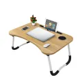 Bed top working Table (Black & Wood). 