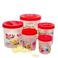 05 PCS Containers Set Kitchen Storage Containers. 