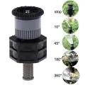 【ZOSR】1/2'' Female Misting Sprinkler Garden Lawn Water Spray Adjustable Rotary Nozzle. 