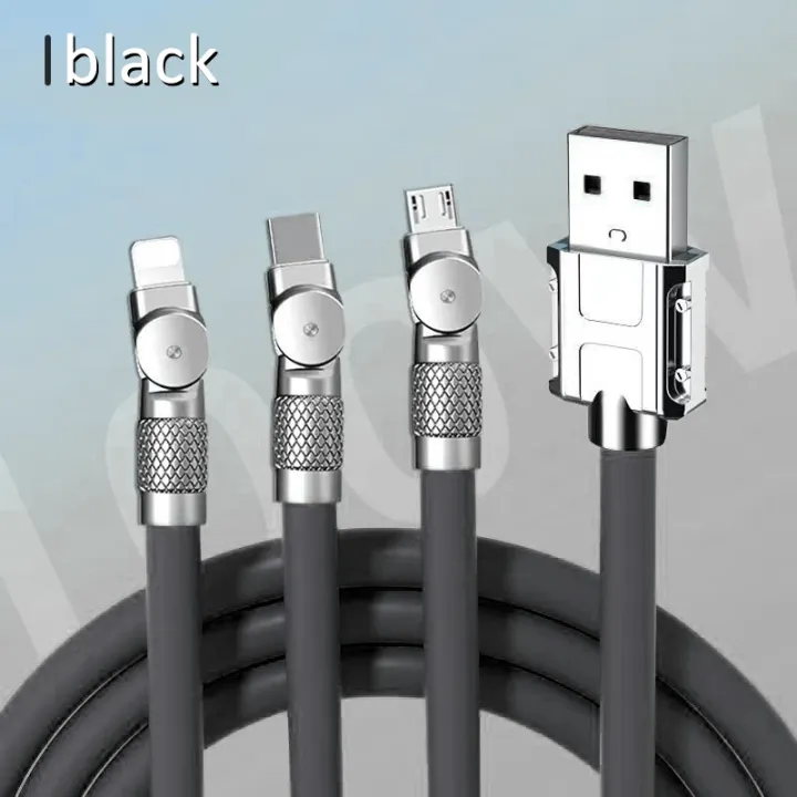 BlueWow%20The%20New%203%20In%201%20180%20Degree%20Rotating%20Head%20120W%206A%201.2m%20Data%20Line%20Super%20Charging%20for%20Xiaomi%20Huawei%20Iphone%20USB%20Metal%20Cable%20-%20Image%206