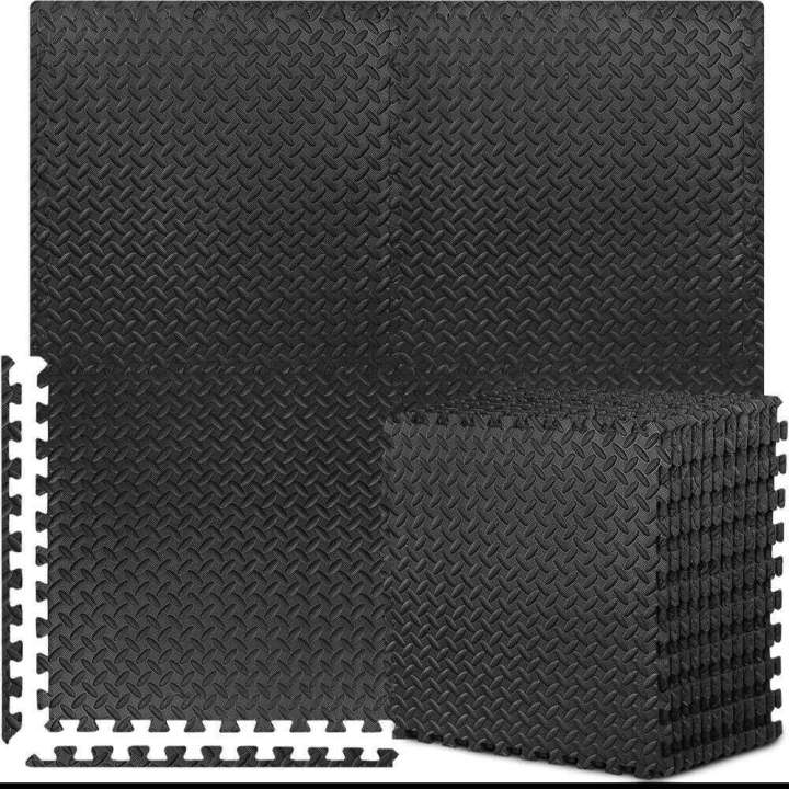 Puzzle Exercise Mat Interlocking Eva Foam Floor Tiles Protective ...