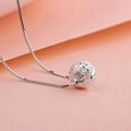 PQH KONG Jewellery Original 925 Sterling Silver Necklace Women Men Transfer Beads Pendant Pure Silver Pendant Jewelry Gift Set Women Birthday Rantai Leher Viral Silver 925 Lelong Rantai Leher Perempuan Silver. 