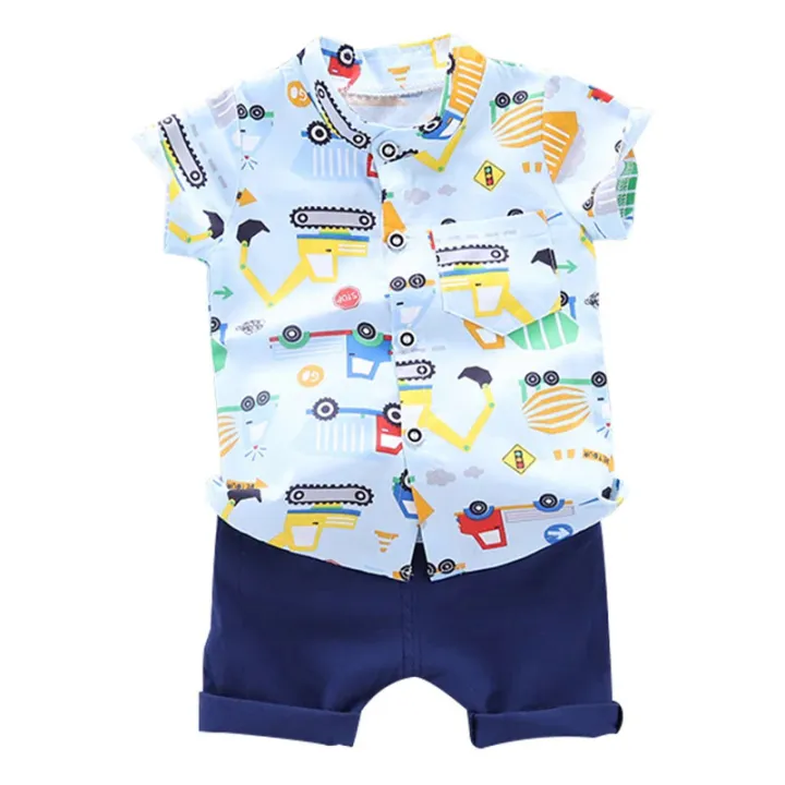 Toddler%20Baby%20Boys%20Girls%20Clothes%20Sets%20Cartoon%20Excavating%20Machinery%20T%20Shirt%20Shorts%20Pants%20For%20Summer%20Boys%20Clothing%20Outfits%20Suit%20-%20Image%203
