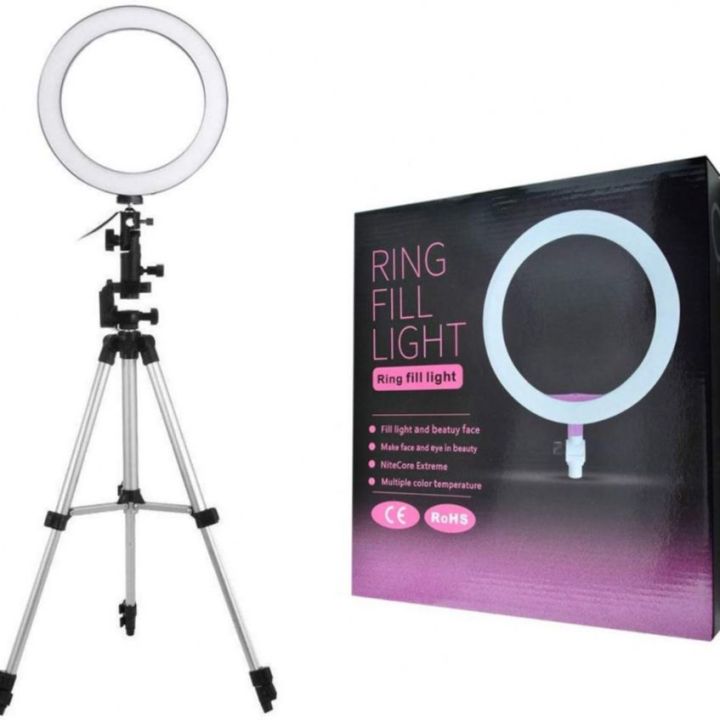 LED Studio Camera Ring Light Photo Phone Video Light Lamp Ring