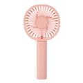 USB Mini Fan Rechargeable Portable Handheld Fan Shopping Cooling Home Car Air Cooler -Pink. 