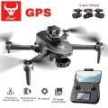 Drone SG109 MAX2 GPS 3-axis Gimbal 4K HD Camera Brushless Motor Obstacle Avoidance Duel Camera GPS Drone WIFI ESC Camera HD FPV Aerial Photography Folding Drone. 