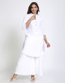 Spring & Summer ¾ Sleeves Linen Kurtha with Embroidery. 