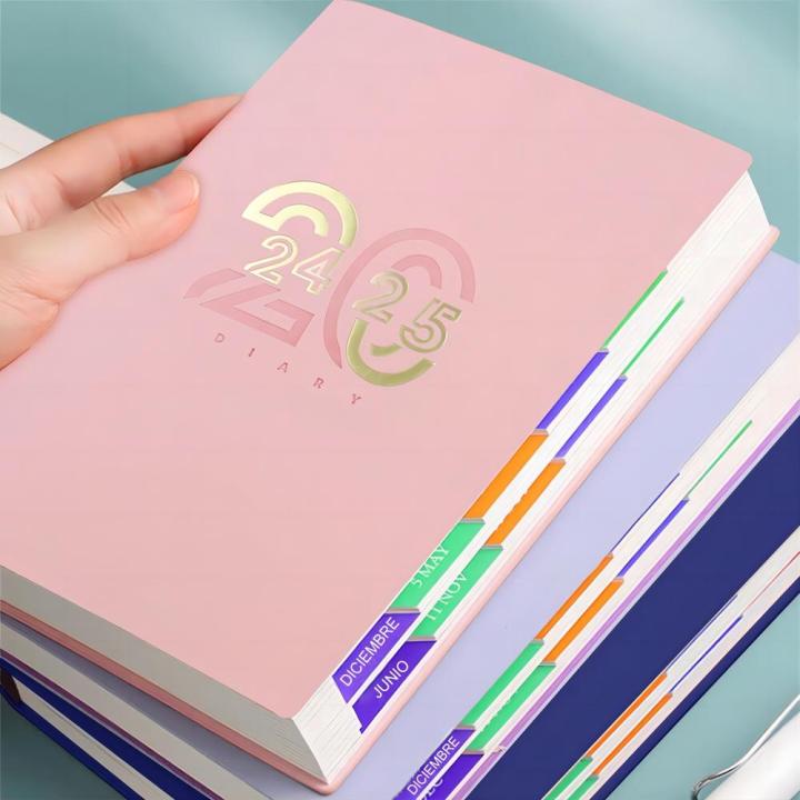 Academic%20Year%202024%202025%20Planner%20User%20friendly%20Soft%20Leather%20Mid%20year%20Monthly%20Calendar%20Paper%20Quality%20Office%20Supplies%20Diary%20Notebook%20for%20Office%20Use%20-%20Image%202