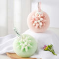 Bath Brush Soft Bath Ball With Suction Cup Bathroom Body Brushes Exfoliating Scrub Back Scrubber Shower Massage Brushes. 